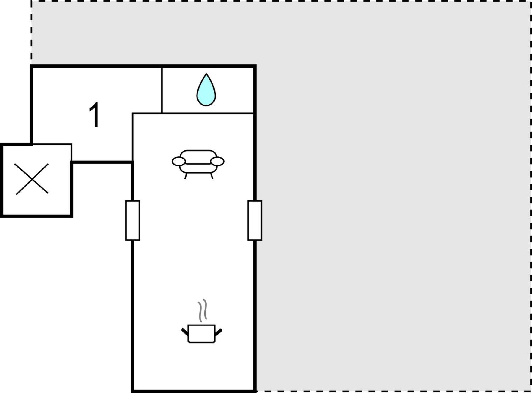 1 Bedroom Lovely In